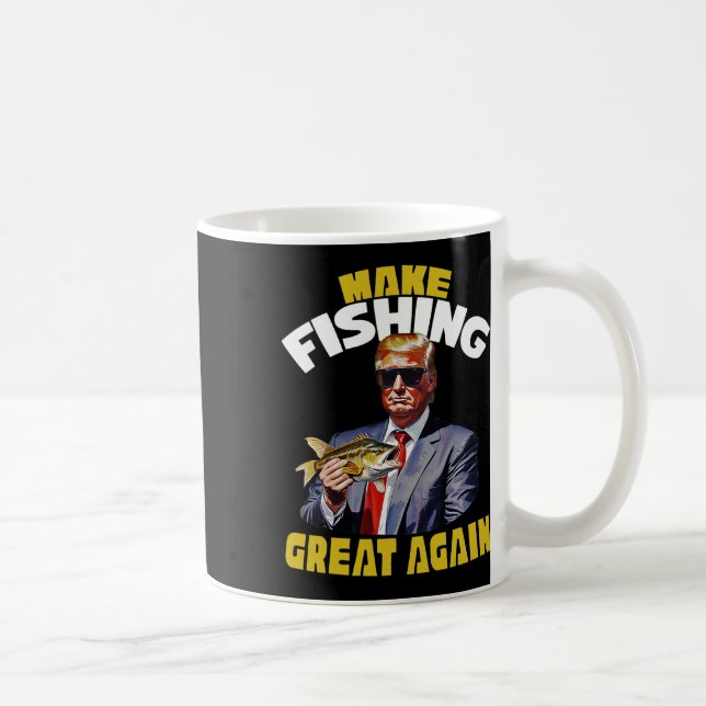 Mug Truite Pêche nouveauté Pêcheur Cadeau (Droite)
