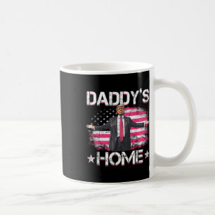 Mug Trump 2024 Daddys Home Funny Trump Pink