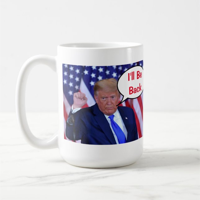Mug Trump 2024 Je serai de retour (Gauche)