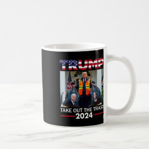 Mug Trump 2024 Sortez les Ordures Drôle de Poubelle Tr