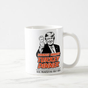 Mug Trump 47ème Président Thanksgiving Winner Turkey D