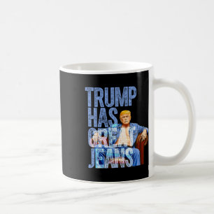 Mug Trump a de grands jeans drôle de chemise de mème p