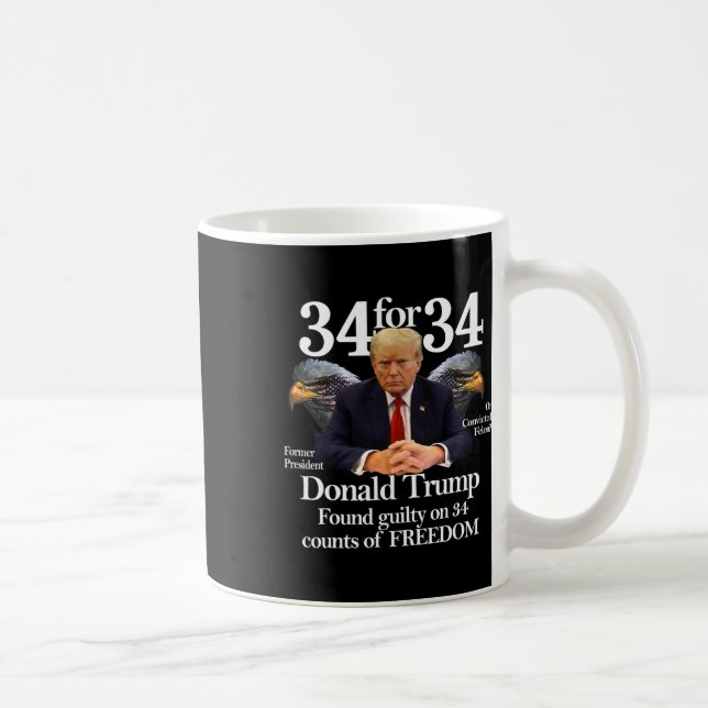 Mug Trump A Trouvé Coupable Sur &# ; Nombre De Liberté (Droite)