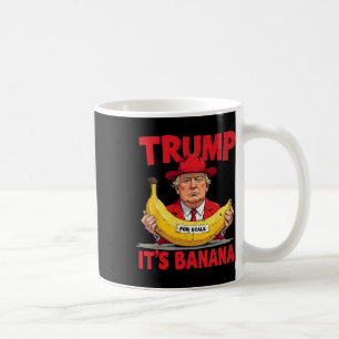 Mug Trump C'est la banane (pour l'échelle) Mème amusan