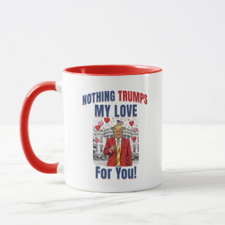 Mug Trump drôle | Cadeau de la Saint-Valentin Trum