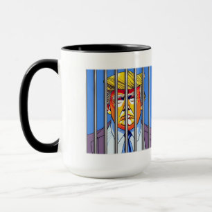 Mug Trump en prison Combo Mug, 15 oz