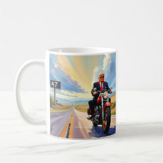 Mug Trump équitation Motorcycle passé 47 panneau Beaut