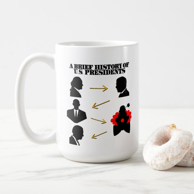 Mug Trump Et Clown : Une Brève Histoire Des Présidents (Avec donut)