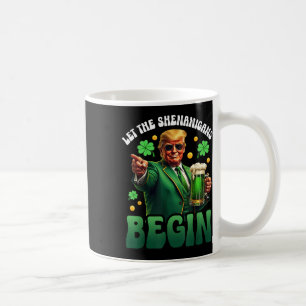 Mug Trump et le Jour de la Saint Patrick amusant laiss