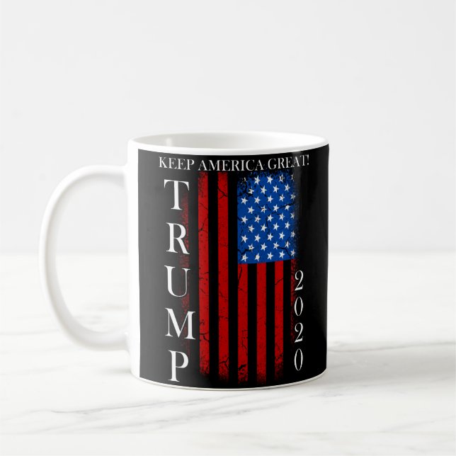 Mug Trump Gardez l'Amérique grande 2020 (Gauche)