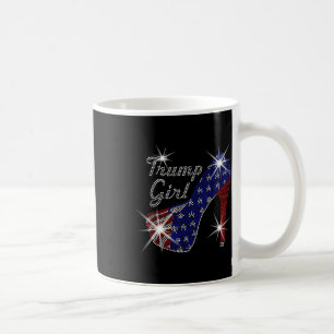 Mug Trump Girl High Heel American Flag Vote Donald Tru