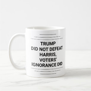Mug Trump n'a pas vaincu Harris