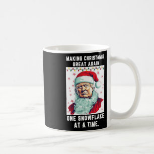 Mug Trump Rendre Noël Grand Une Fois De Plus Un Snowfl