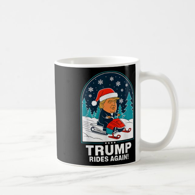 Mug Trump se déplace à nouveau motoneige amusant hiver (Droite)