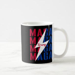 Mug Trump Shirt drapeau style Vintage Poster Mega 2024
