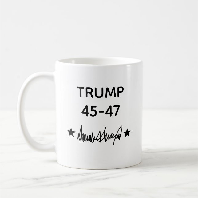 Mug Trump Signature 45-47 (Gauche)