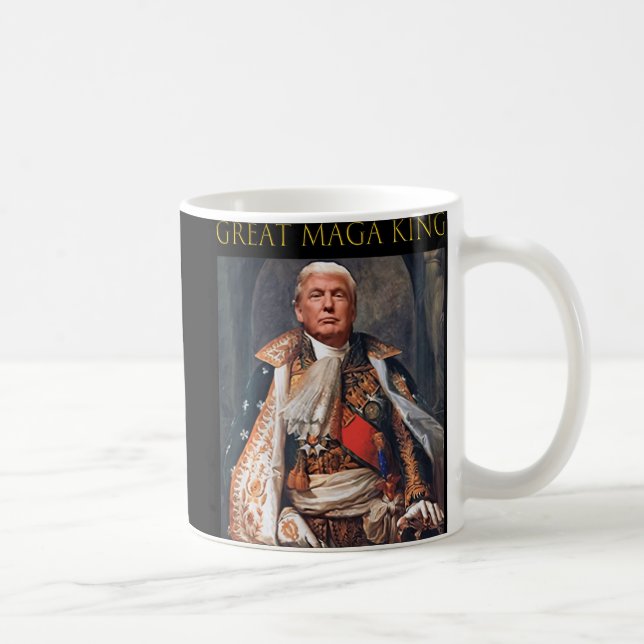 Mug Trump Ultra Maga King s'amuse à merveille  (Droite)