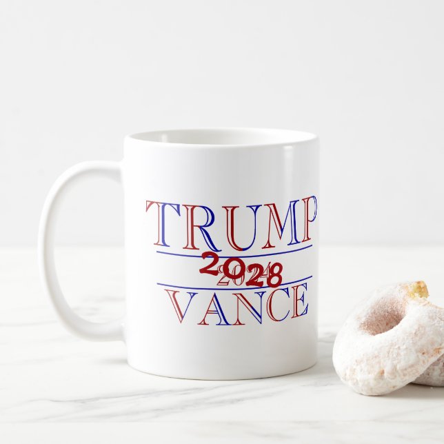 Mug Trump Vance 2024 - 2028? (Avec donut)