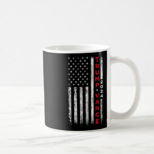 Mug Trump Vance 2024 - Vintage - Sourd - Drapeau verti