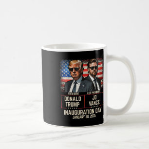 Mug Trump Vance Jour d'investiture 2025 Donald Trump J