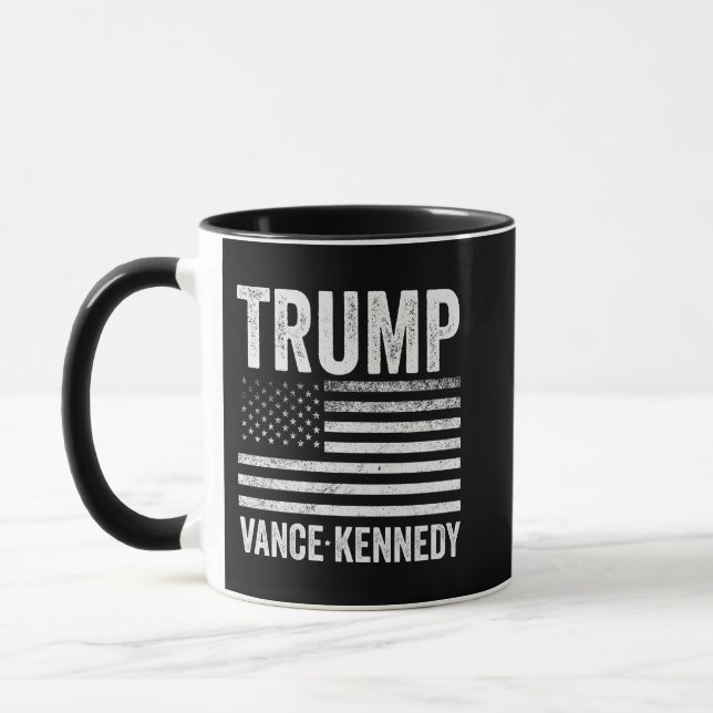 Mug Trump Vance Kennedy Election 2024 - Drapeau améric (Gauche)