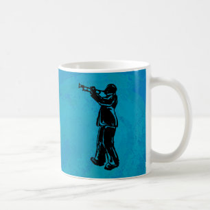 Mug Trumpet Blue de New York Boogie Nuits