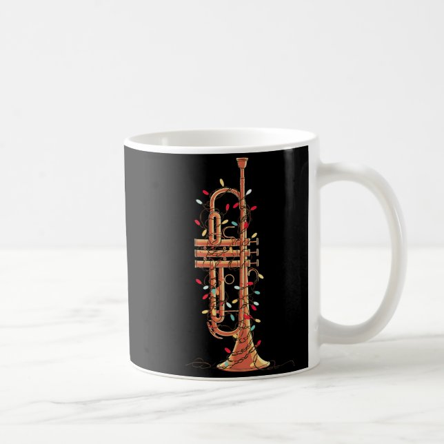 Mug Trumpet Christmas Graphics Lights Lover Player Tru (Droite)