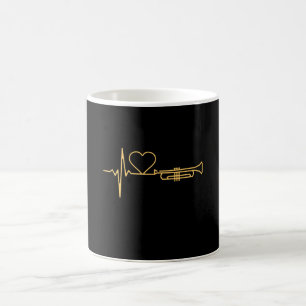 Mug Trumpet - Trumpet Hearbeat cadeau
