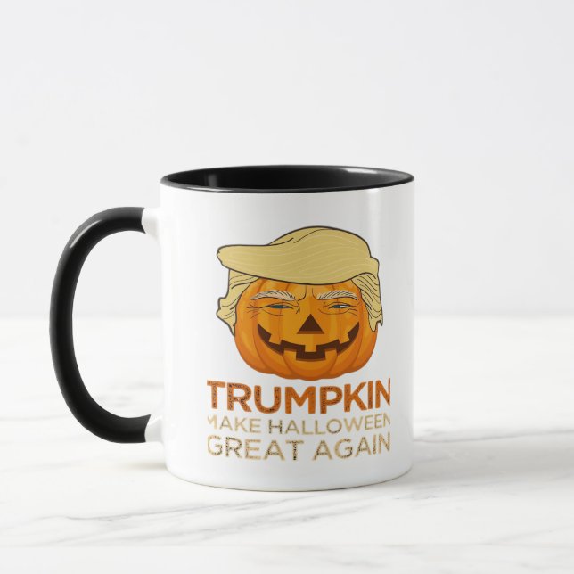 Mug Trumpkin Halloween Funny Classic (Gauche)