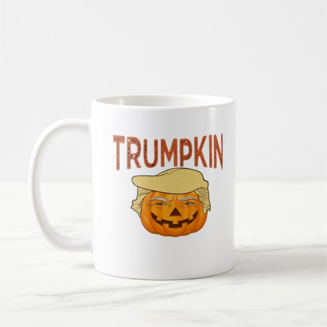 Mug Trumpkin Halloween Funny Classic - Sloth Mask Desi (Gauche)