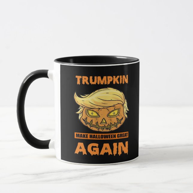 Mug Trumpkin rendre Halloween grand encore drôle class (Gauche)