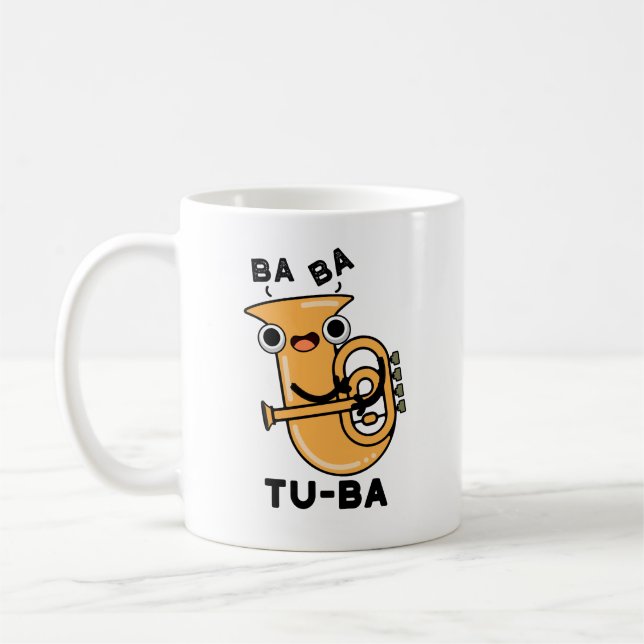 Mug Tu-ba Funny Tuba Puns (Gauche)