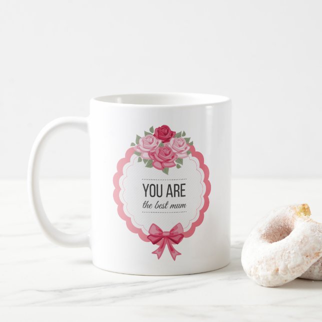 Mug Tu es la meilleure fête des mères de maman | Café  (Avec donut)