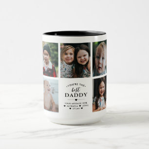 Mug Tu es le meilleur (Papa/Other) Collage de 7 photos