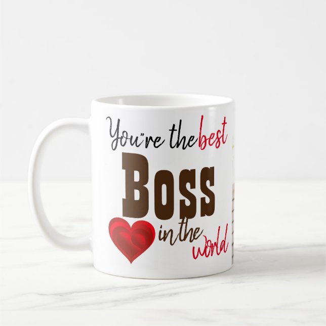 Mug Tu Es Le Meilleur Patron Du Monde (Gauche)