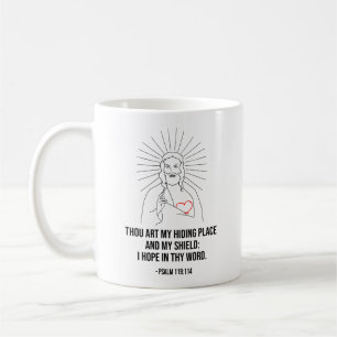 Mug Tu Es Mon Lieu De Cache Et Mon Bouclier