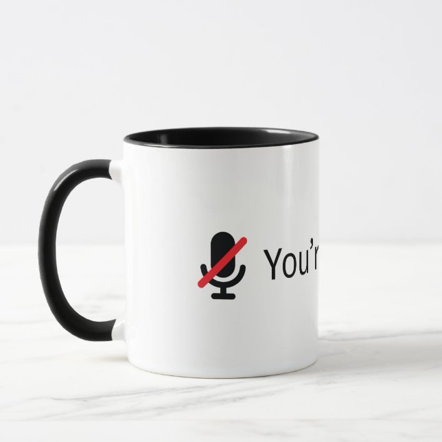 Mug Tu es muet. Mouton. (Gauche)