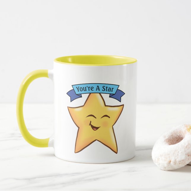 Mug Tu es une étoile (Avec donut)