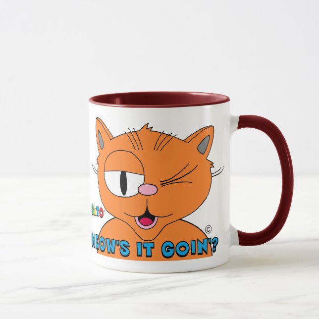 Mug Tu Le Vois ? Chat de dessin Señor Gato (Droite)