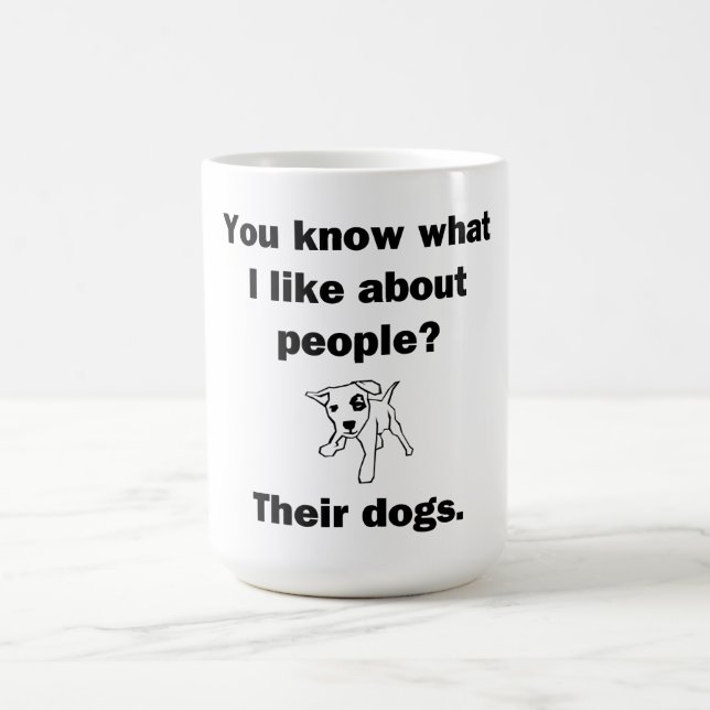 Mug Tu Sais Ce Que J'Aime Chez Les Gens ? (Centre)