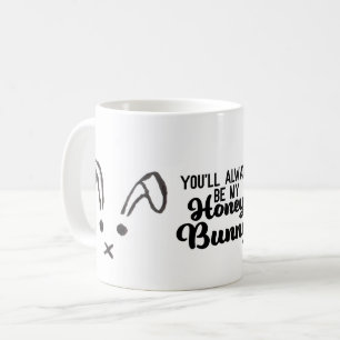 Mug Tu seras toujours ma citation lapine de miel rose 