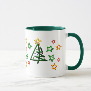 Mug Tubulaire Chrome arbre de Noël