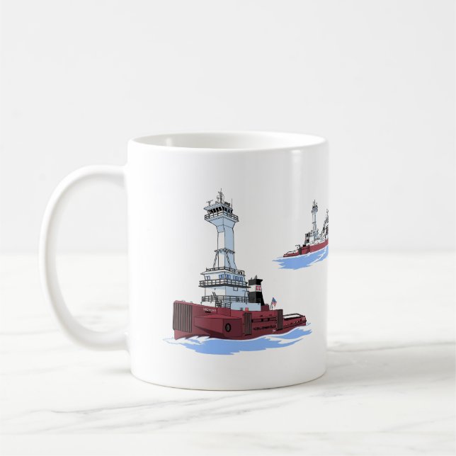 Mug Tug Victory et Barge James L. Kuber (K&K) (Gauche)