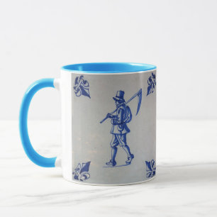 Mug Tuile bleue de Delft - modèle
