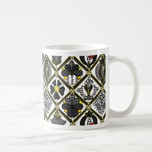 Mug Tuile élisabéthaine de Blackwork