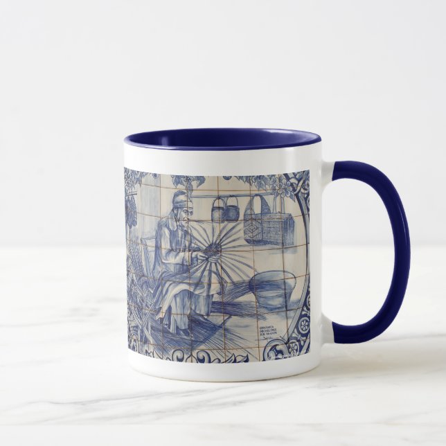 Mug Tuiles portugaises d'azulejo (Droite)