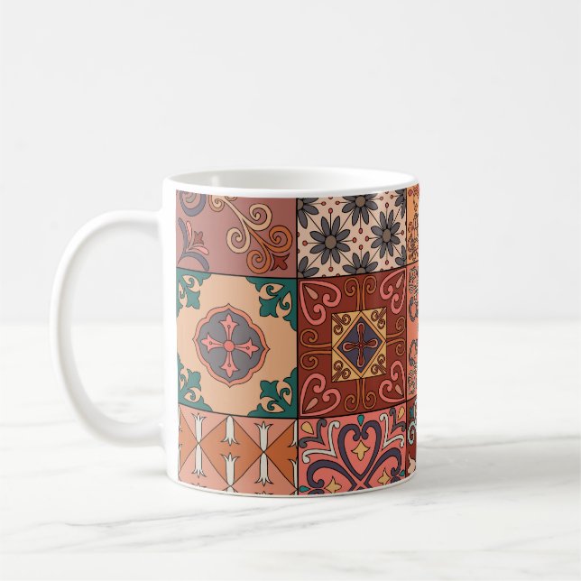 Mug Tuiles portugaises : Talavera Style Azulejo. (Gauche)