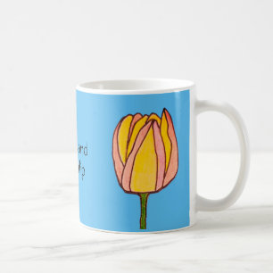 Mug Tulipe jaune et rose