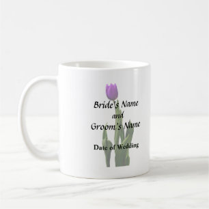 Mug Tulipe pourpre simple