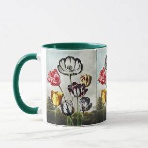 Mug Tulipes multicolores de style Régence humeur